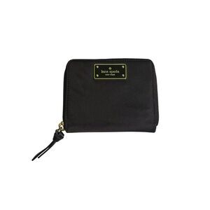 Kate Spade Darci Wilson Road Black Nylon Zipper Wallet - Compact & Functional